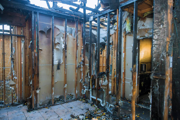 Professional Fire Damage Assessment technician working in Haverford, PA